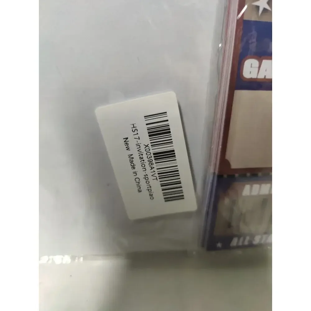 Birthday Cards Sports Ticket Invitation Admit One All Star Ticket Kids Or Adults